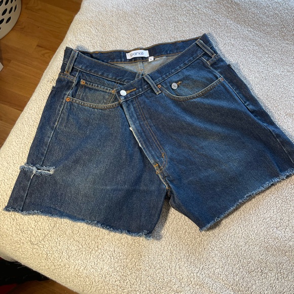 PARKE OFFICIAL CROSSOVER DenimSHORT Dark Denim Size XL